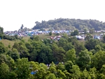 Our ridge in the background from across the valley