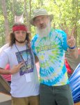 Met Brian here last year.  He is in charge of volunteers this year but wouldn't let me have a golf cart.  He is still cool and will be at Wakarusa in two weeks also.