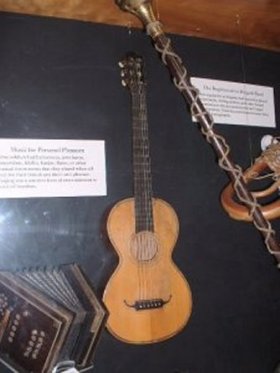 The Visitor Center Museum has many varied displays and relics collected after the Battle.  Music was an important part of the soldiers life being a welcome diversion.
