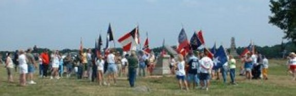 There was a chorus of Dixie before we left the Armistead Monument.