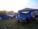 We set up our camp, met our neighbors, had a bite to eat and headed for the festival grounds.