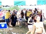 ...a complete pat down and every bag had to be completely emptied.  Usually the yellow shirts are professional but pretty cool. Here they were mostly untrained goons.  Where do they find so many fat guys anyway??  Is there like a service in Lawrence that provides them?