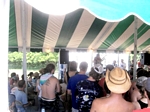 Bella Fleck did an accoustic solo set which was a real treat.  It was mostly unanounced so not a mob there.  Yesterday Michael Franti also did a set here but I didn't hear about it til it was over, dammit!