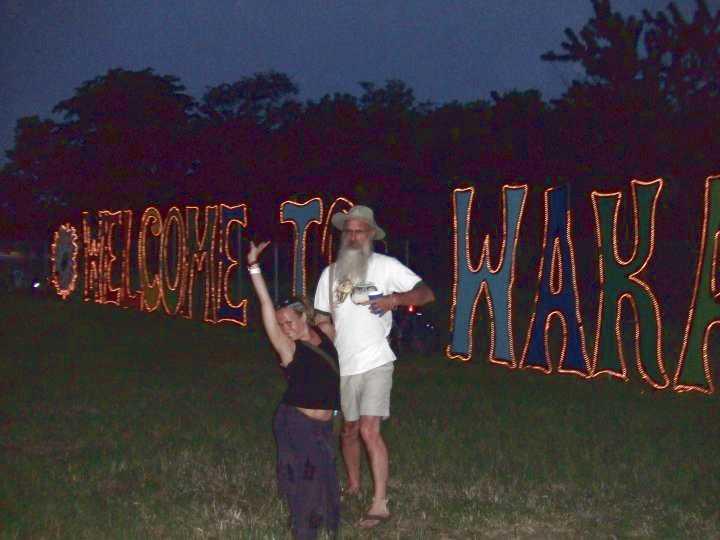 We stopped often to pose at the main gate.